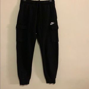 NIKE black fleece jogging pants size S.